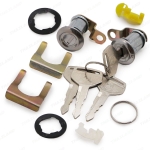 กุญแจรถยนต์ กุญแจประตูรถ ข้างซ้าย+ขวา 1 ชุด สีเงิน สำหรับ Nissan Big-M D21 ปี 1986-1997